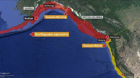 B.C. Earthquake: Tsunami Risk Passes