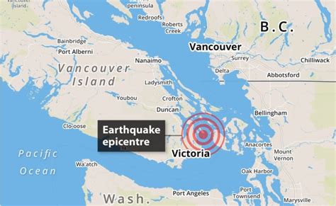 BC South Coast: 5.1 Magnitude Earthquake