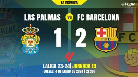 Las Palmas 0-2: Barcelona Wins