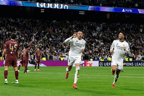 Man City Out; Mbappe's Hat Trick Wins For Madrid