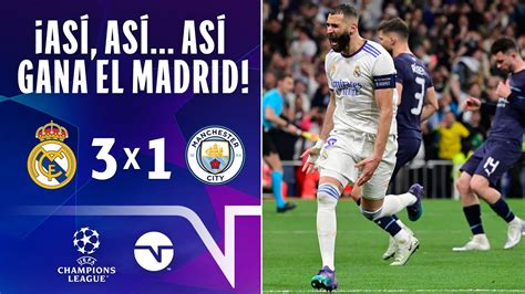 Real Madrid Wins 3-1 Against Man City