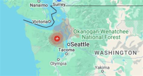 Vancouver, Victoria Feel 5.1 Earthquake